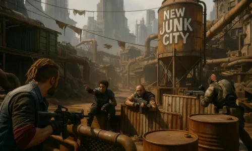 Гайд по карте New Junk City: позиции, фланги и тактика